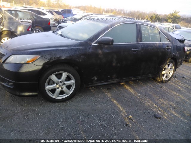 4T1BK46K67U550806 - 2007 TOYOTA CAMRY NEW GENERAT LE/XLE/SE BLACK photo 2