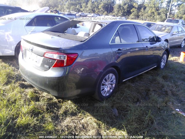 4T1BD1FK9EU132486 - 2014 TOYOTA CAMRY HYBRID/LE/XLE 灰色 照片 3