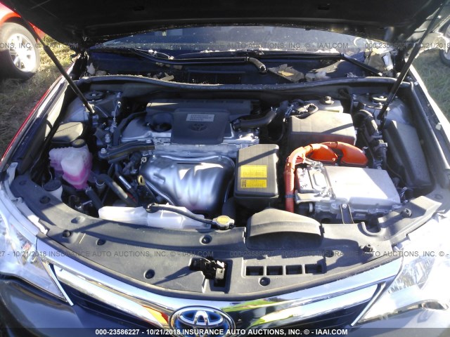 4T1BD1FK9EU132486 - 2014 TOYOTA CAMRY HYBRID/LE/XLE 灰色 照片 9