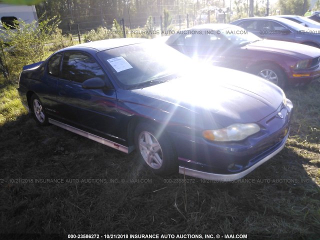 2G1WX12K739325922 - 2003 CHEVROLET MONTE CARLO SS ლურჯი ფოტო 1