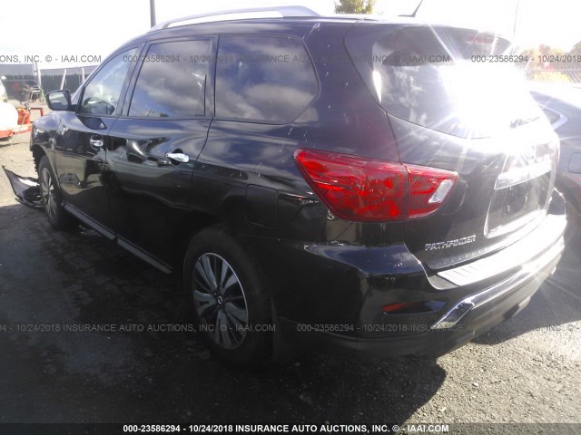5N1DR2MM1JC608282 - 2018 NISSAN PATHFINDER S/SV/SL/PLATINUM BLACK photo 3