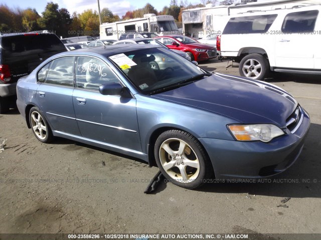 4S3BL626067213826 - 2006 SUBARU LEGACY 2.5I LIMITED BLUE photo 1