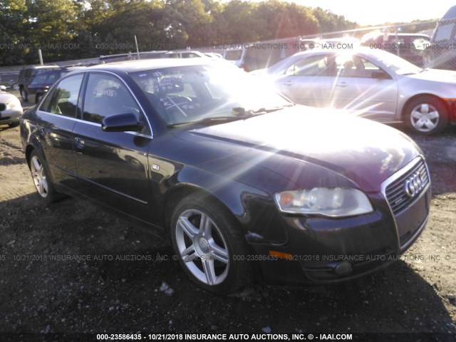 WAUDF78E46A144563 - 2006 AUDI A4 2.0T QUATTRO Dark Blue photo 1