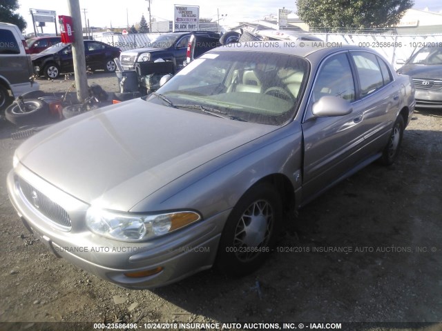 1G4HR54K9YU289512 - 2000 BUICK LESABRE LIMITED BROWN photo 2