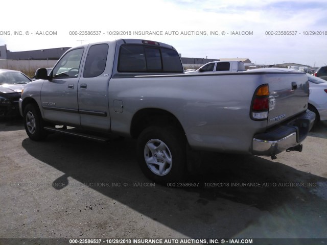 5TBRT34193S420238 - 2003 TOYOTA TUNDRA ACCESS CAB SR5 SILVER photo 3