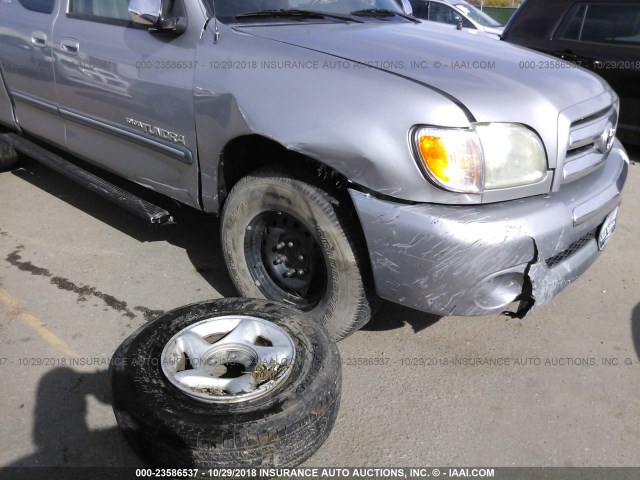 5TBRT34193S420238 - 2003 TOYOTA TUNDRA ACCESS CAB SR5 SILVER photo 6