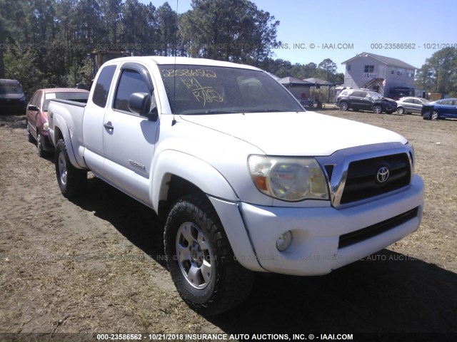 5TEUU42N57Z338154 - 2007 TOYOTA TACOMA ACCESS CAB Սպիտակ լուսանկար 1