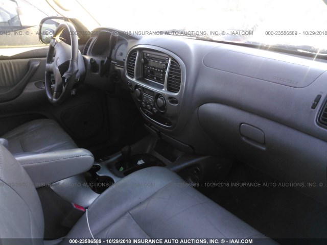 5TDBT48A51S015838 - 2001 TOYOTA SEQUOIA LIMITED SILVER photo 5