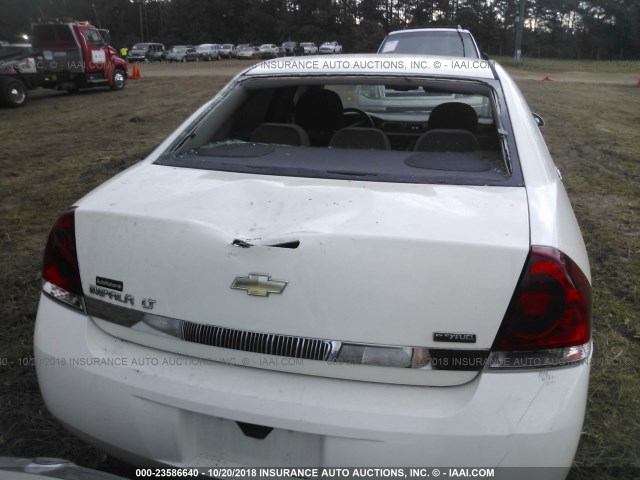 2G1WT57K191113794 - 2009 CHEVROLET IMPALA 1LT WHITE photo 6