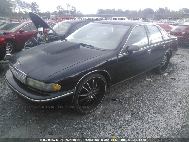 1G1BL52W7RR169867 - 1994 CHEVROLET CAPRICE CLASSIC BLACK photo 2