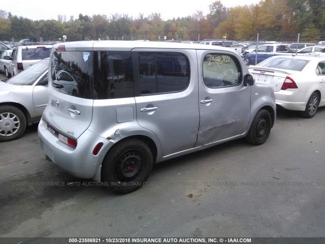 JN8AZ28RX9T112250 - 2009 NISSAN CUBE S/SL SILVER photo 4