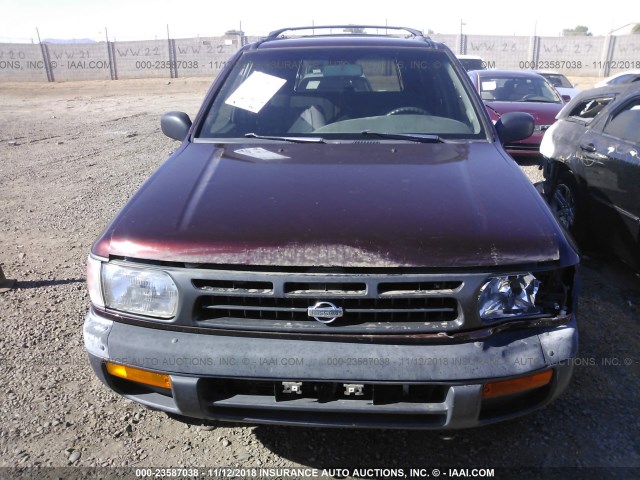 JN8AR05Y6VW153435 - 1997 NISSAN PATHFINDER LE/SE/XE MAROON photo 6