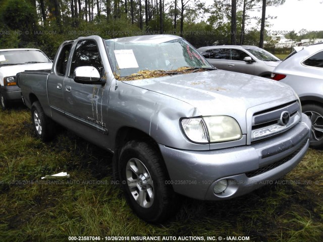 5TBBN44124S434453 - 2004 TOYOTA TUNDRA ACCESS CAB SR5 SILVER photo 1