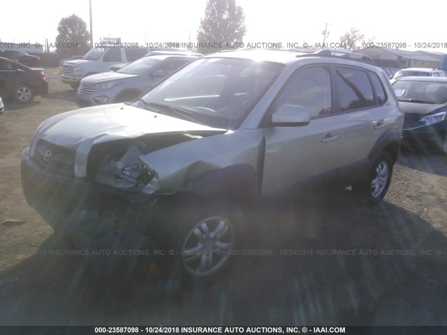 KM8JN12D18U807283 - 2008 HYUNDAI TUCSON SE/LIMITED TAN photo 2