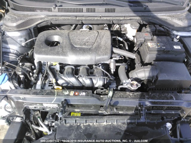 3KPC24A38JE025101 - 2018 HYUNDAI ACCENT SEL GRAY photo 10