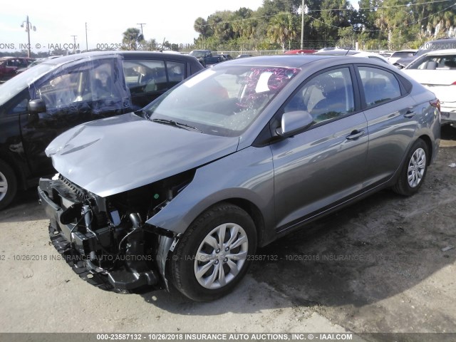 3KPC24A38JE025101 - 2018 HYUNDAI ACCENT SEL GRAY photo 2