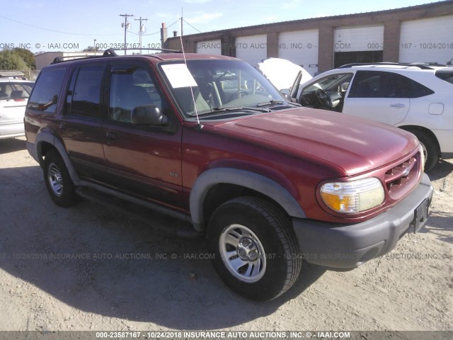 1FMZU72X4YZA40437 - 2000 FORD EXPLORER XLS RED photo 1