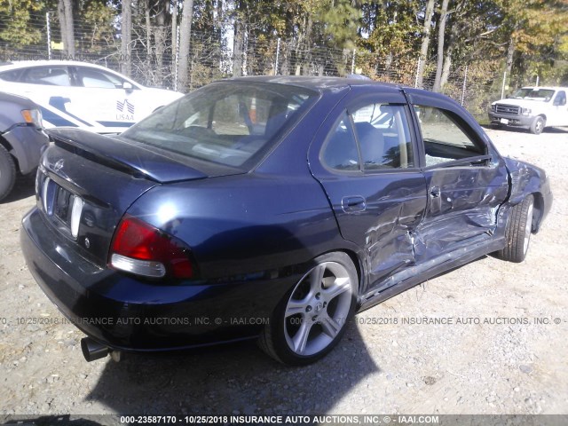 3N1AB51D73L727787 - 2003 NISSAN SENTRA SE-R SPEC V BLUE photo 6