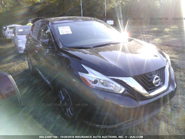 5N1AZ2MG9GN109126 - 2016 NISSAN MURANO S/SL/SV/PLATINUM BLACK photo 1