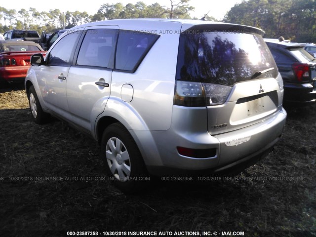 JA4MS31X47Z013715 - 2007 MITSUBISHI OUTLANDER ES/LS 银色 照片 3