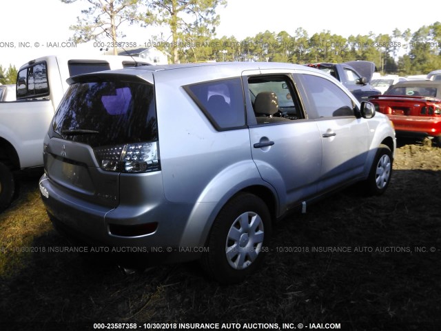JA4MS31X47Z013715 - 2007 MITSUBISHI OUTLANDER ES/LS 银色 照片 4