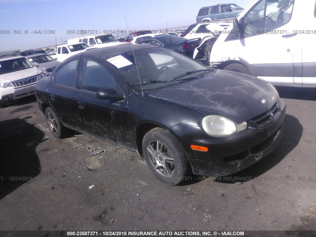 1B3ES66F12D528254 - 2002 DODGE NEON ACR BLACK photo 1