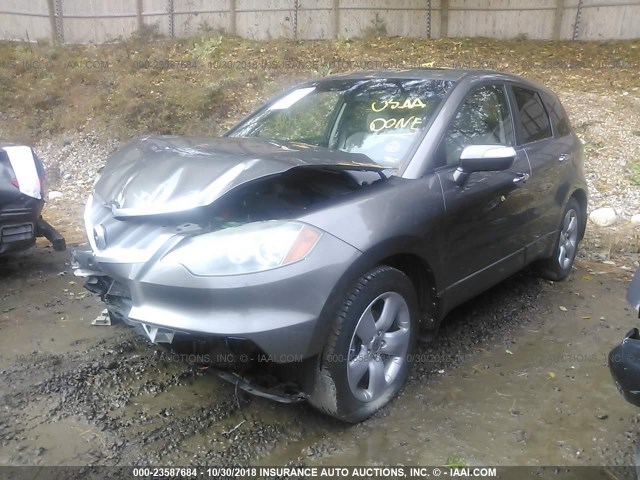 5J8TB18268A006508 - 2008 ACURA RDX BROWN photo 2