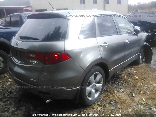 5J8TB18268A006508 - 2008 ACURA RDX BROWN photo 4