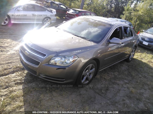 1G1ZC5E01CF190177 - 2012 CHEVROLET MALIBU 1LT GRAY photo 2