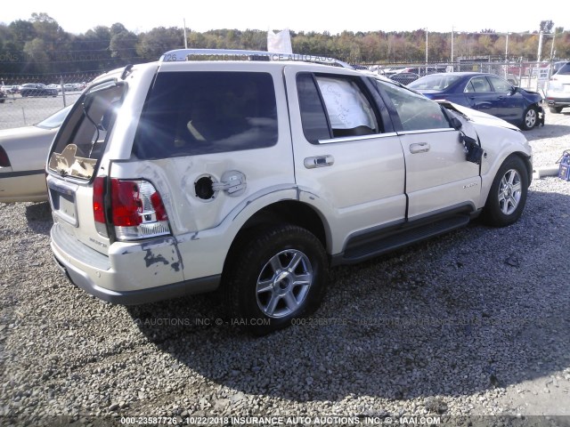 5LMEU68H45ZJ32441 - 2005 LINCOLN AVIATOR 奶油色 照片 4