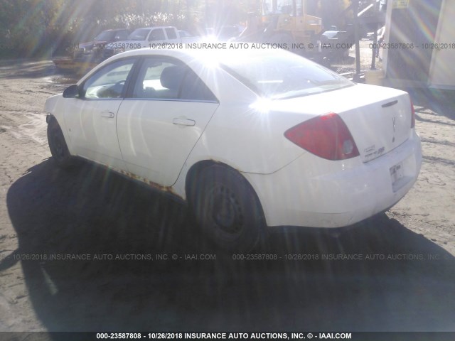 1G2ZF57B384150560 - 2008 PONTIAC G6 VALUE LEADER/BASE WHITE photo 3