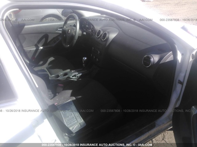 1G2ZF57B384150560 - 2008 PONTIAC G6 VALUE LEADER/BASE WHITE photo 5