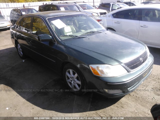 4T1BF28B82U251641 - 2002 TOYOTA AVALON XL/XLS GREEN photo 1