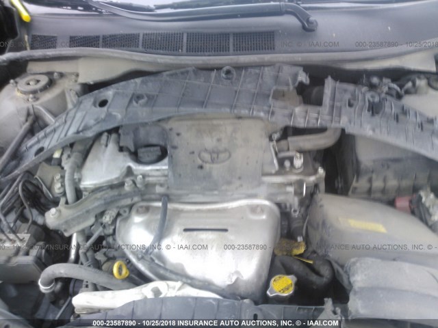 4T1BF1FK9CU017510 - 2012 TOYOTA CAMRY SE/LE/XLE ნაცრისფერი ფოტო 10