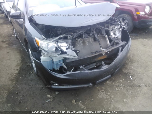 4T1BF1FK9CU017510 - 2012 TOYOTA CAMRY SE/LE/XLE ნაცრისფერი ფოტო 6
