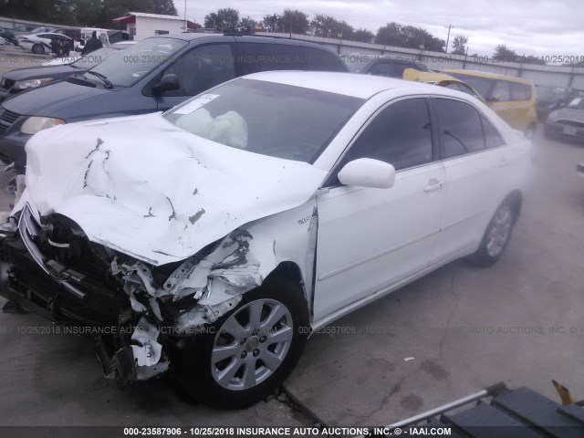 4T1BB46K39U073027 - 2009 TOYOTA CAMRY HYBRID WHITE photo 2