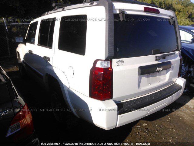 1J8HH48K66C204990 - 2006 JEEP COMMANDER WHITE photo 3