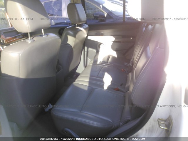 1J8HH48K66C204990 - 2006 JEEP COMMANDER WHITE photo 8