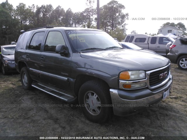 1GKEC13V42R233795 - 2002 GMC YUKON GRAY photo 1