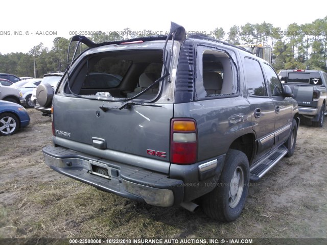 1GKEC13V42R233795 - 2002 GMC YUKON GRAY photo 6