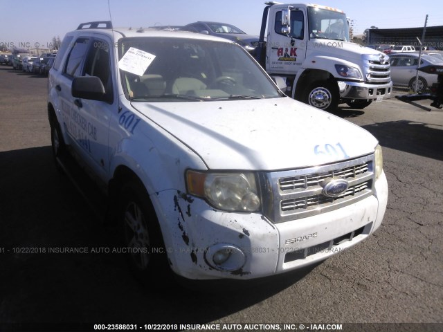 1FMCU59309KC20506 - 2009 FORD ESCAPE HYBRID WHITE photo 1