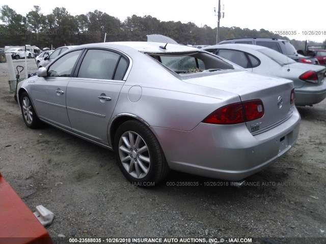 1G4HE57Y08U106400 - 2008 BUICK LUCERNE CXS SILVER photo 3