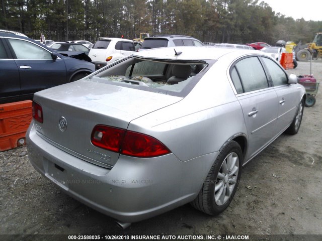 1G4HE57Y08U106400 - 2008 BUICK LUCERNE CXS SILVER photo 6