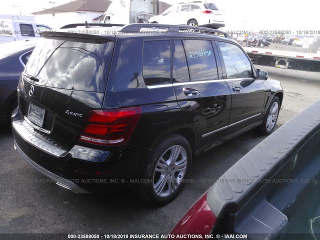 WDCGG8JB3DF997064 - 2013 MERCEDES-BENZ GLK 350 4MATIC BLACK photo 4