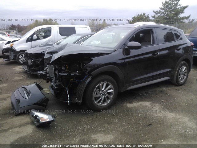 KM8J33A42JU689687 - 2018 HYUNDAI TUCSON SEL/SEL PLUS BLACK photo 2