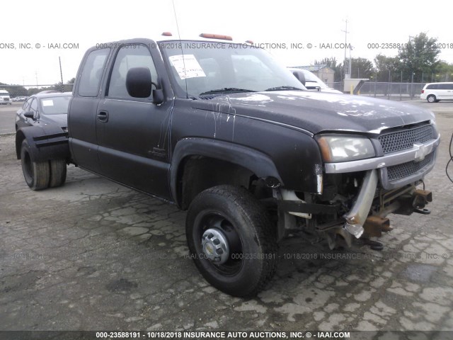 1GBJC39184E213378 - 2004 CHEVROLET SILVERADO C3500 BLACK photo 1