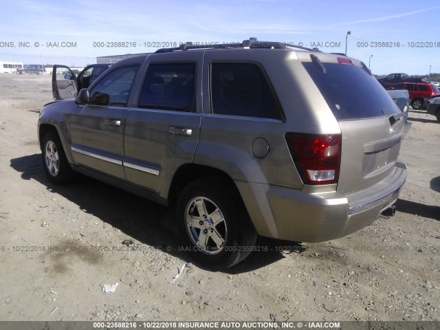 1J4HS58N05C700370 - 2005 JEEP GRAND CHEROKEE LIMITED GOLD photo 3