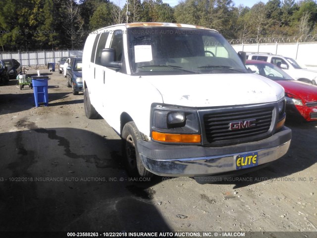 1GTGG25V771132705 - 2007 GMC SAVANA G2500 WHITE photo 6