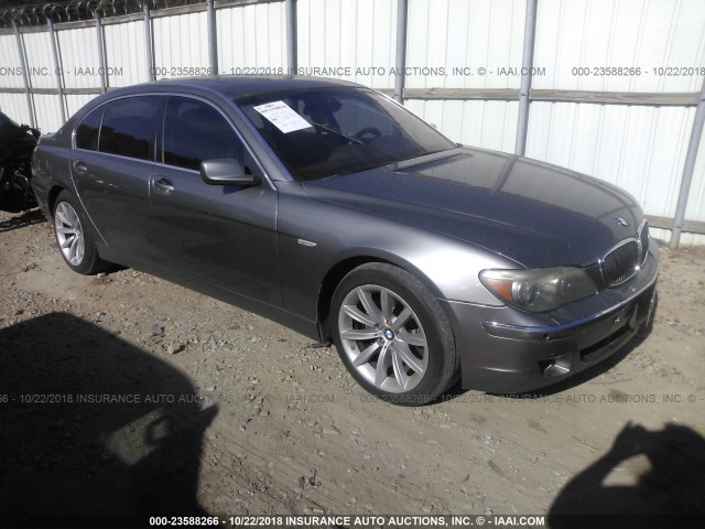 WBAHN83587DT69053 - 2007 BMW 750 SILVER photo 1