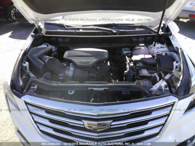 1GYKNERSXJZ155206 - 2018 CADILLAC XT5 PREMIUM LUXURY WHITE photo 10